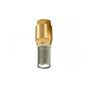 Válvulas e Torneiras | Válvulas | Válvulas Retenção | Válvula Retenção c/filtro inox c/assento latão/inox 1" Ref: MB60150405